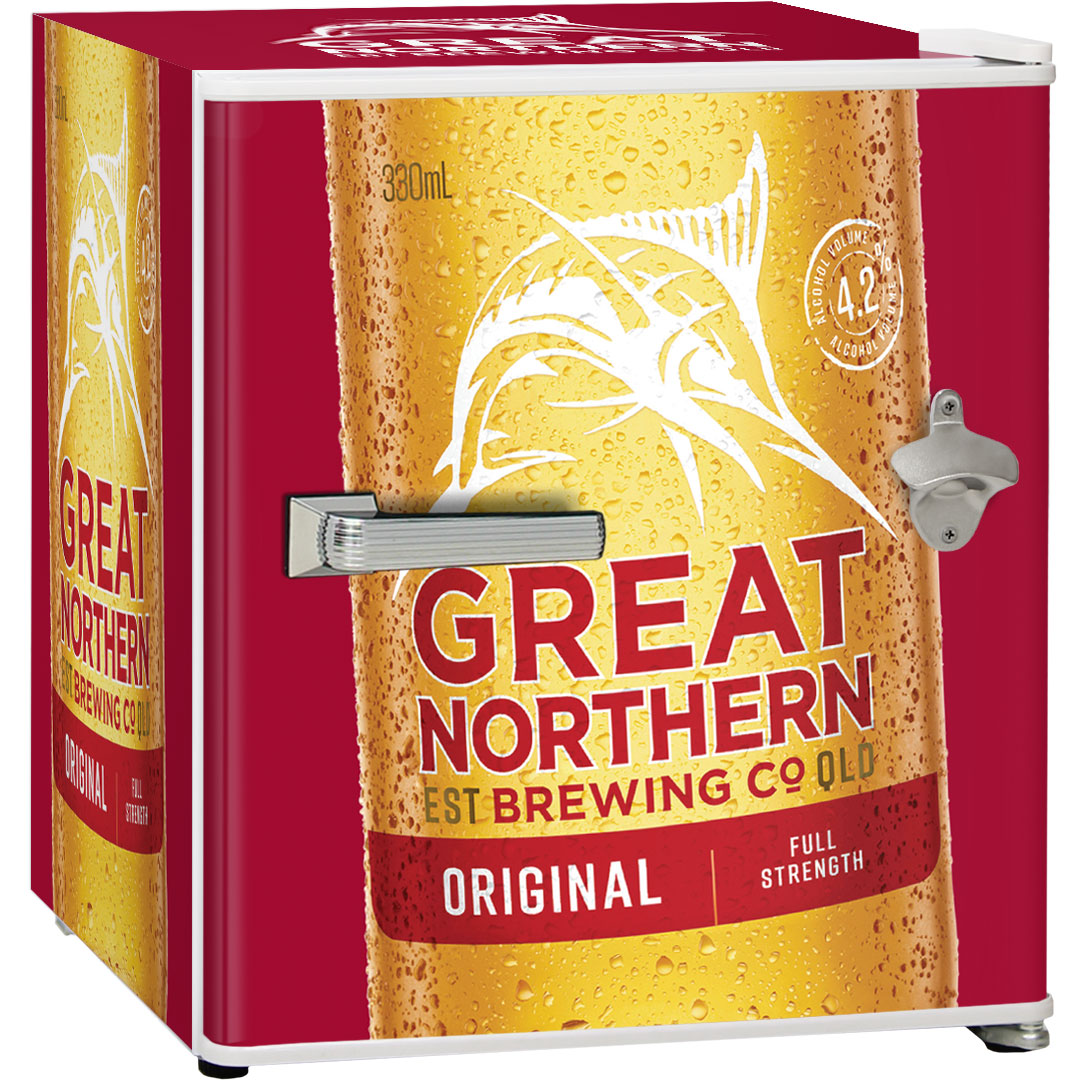 Great Northern Retro Mini Bar Fridge Original Design - BC46W-GNBC-ORIG