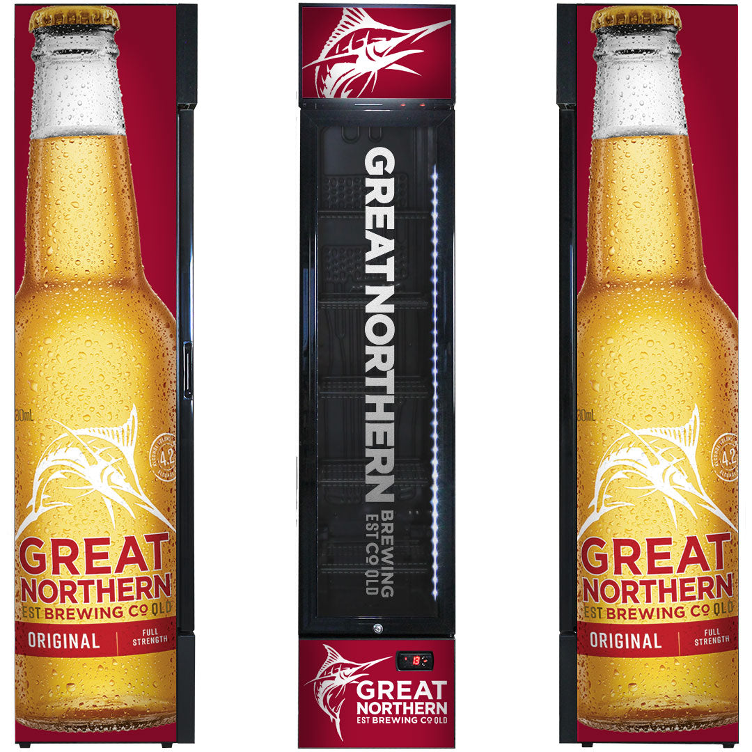 Great Northern SS-P160-GNBC-ORIG bar fridge - angle view