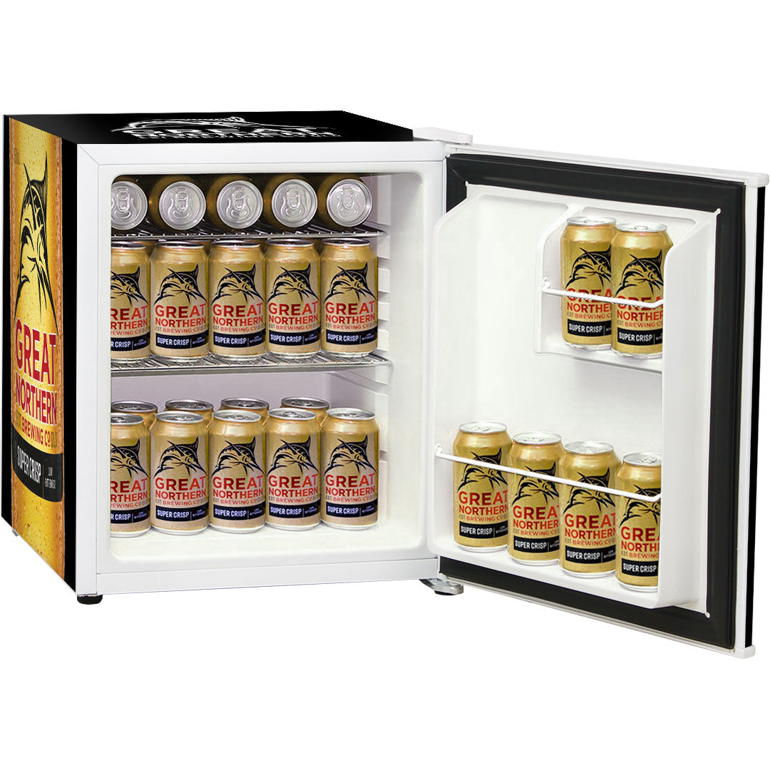 Great Northern Retro Mini Bar Fridge Crisp Design - BC46W-GNBC-CRISP