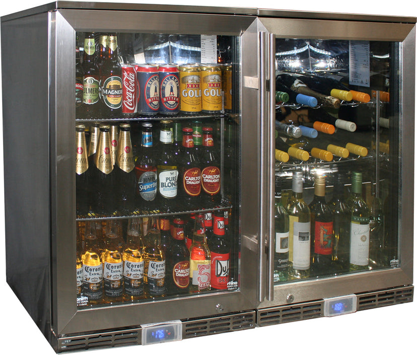 Rhino GSP1H-840-BW bar fridge - front view