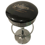 Gibson Stainless Steel Gas-Lift Adjustable Bar Stool