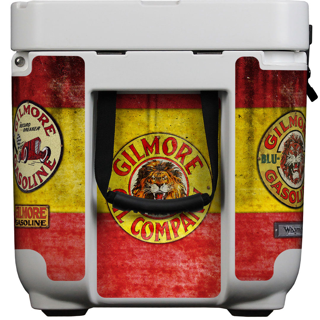 Gilmore Vintage Fuel Brand Roto Molded Foam Injected 50 Litre Ice Box With Longest Ice Retention ES-50QT - Model ES-50FP-GILMORE
