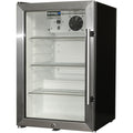 Schmick EC68L-SSH bar fridge - glass door detail