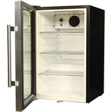 Great Northern EC68L-SSH-ORIG bar fridge - glass door detail