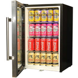 Great Northern EC68L-SSH-ORIG bar fridge - glass door detail