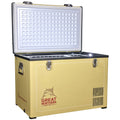 Great Northern Portable Camping Multi Purpose Fridge Freezer 12 - 24 & 240V - 60Litre  - Model SK-BDC60-GNBC