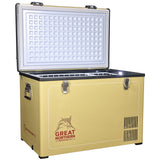 Great Northern Portable Camping Multi Purpose Fridge Freezer 12 - 24 & 240V - 60Litre  - Model SK-BDC60-GNBC