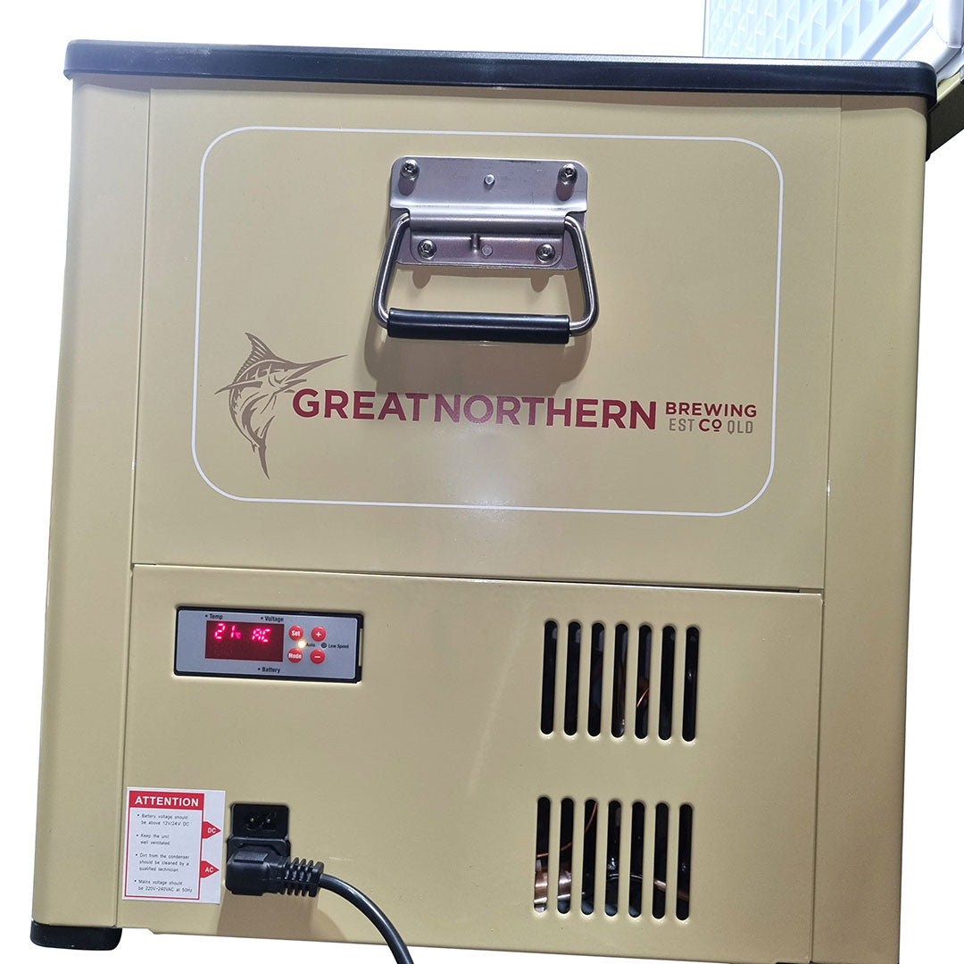 Great Northern Portable Camping Multi Purpose Fridge Freezer 12 - 24 & 240V - 60Litre  - Model SK-BDC60-GNBC