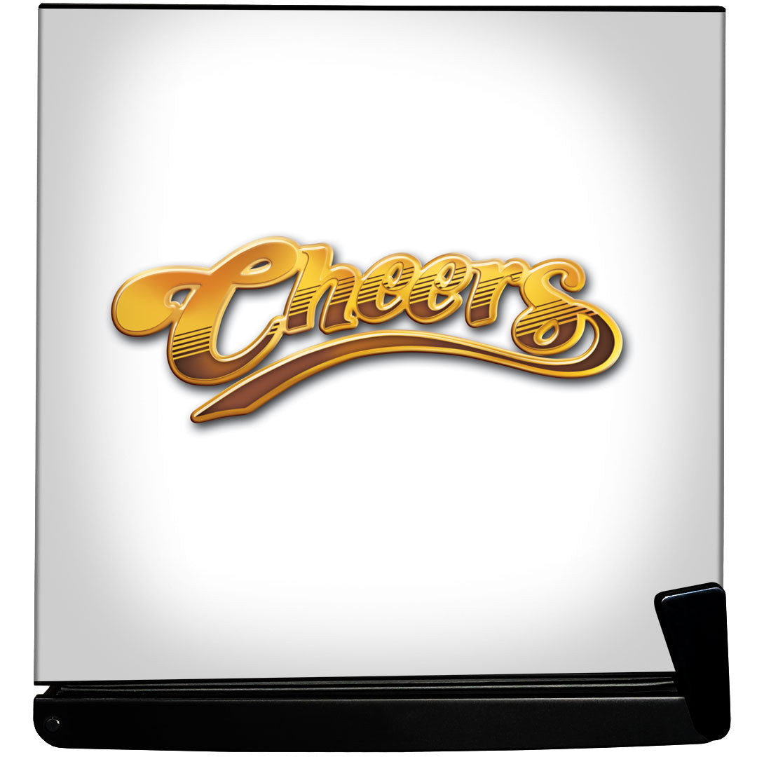 Cheers-Top Hats Retro Black Small Vintage Mini Bar Fridge 46 Litre With Opener - Model HUS-BC46B-RET-CH-TH