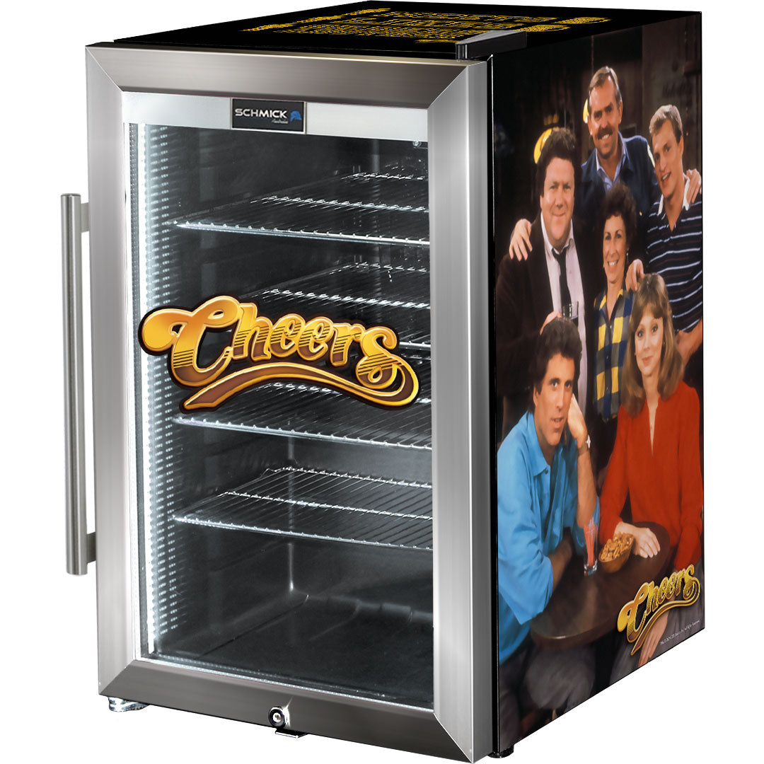 Cheers-Sam Designed Glass Door Bar Fridge 70 Litre - Model HUS-SC70-SS-CH-SAM