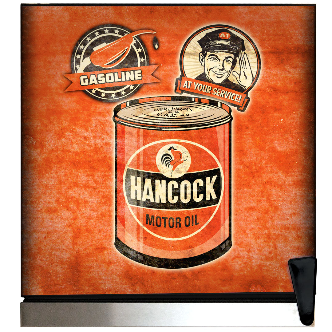 Hancock Vintage Fuel Pump Branded Bar Fridge - HUS-SC70-FP-HANCOCK