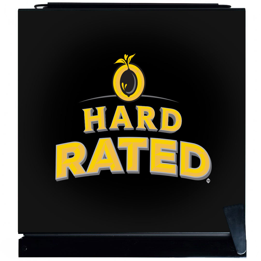 Hard Rated branded Glass Door Mini Bar Fridge With Lock - 38 Cans - Model SC50AB-HR