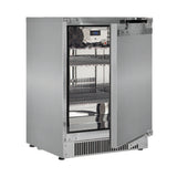 Fully Integrated Outdoor Blastcool 1 Door Bar Fridge Best Alfresco 316 Stainless Quiet Right Hinge - Model iXP1-840-R