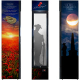 Lest We Forget Upright Bar Fridge 160L – SS-P160 – SS-P160FA-LWF2
