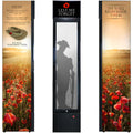 Lest We Forget Upright Bar Fridge 370L – SC372 – SC372LB-LWF