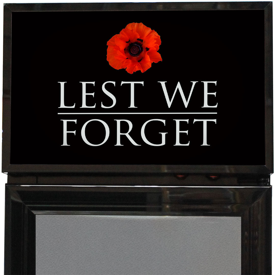 Lest We Forget SS-P160FA-LWF bar fridge - packaging
