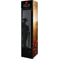 Lest We Forget Design 1 160L Skinny Upright Bar Fridge