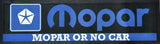 Mopar Or No Car Premium Rubber-Backed Bar Mat Runner - image 1