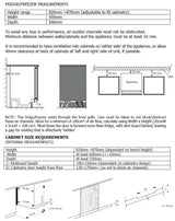 Schmick Integrated Under-Counter Built-In Fridge – 111L