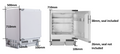 Schmick Integrated Under-Counter Built-In Fridge – 111L