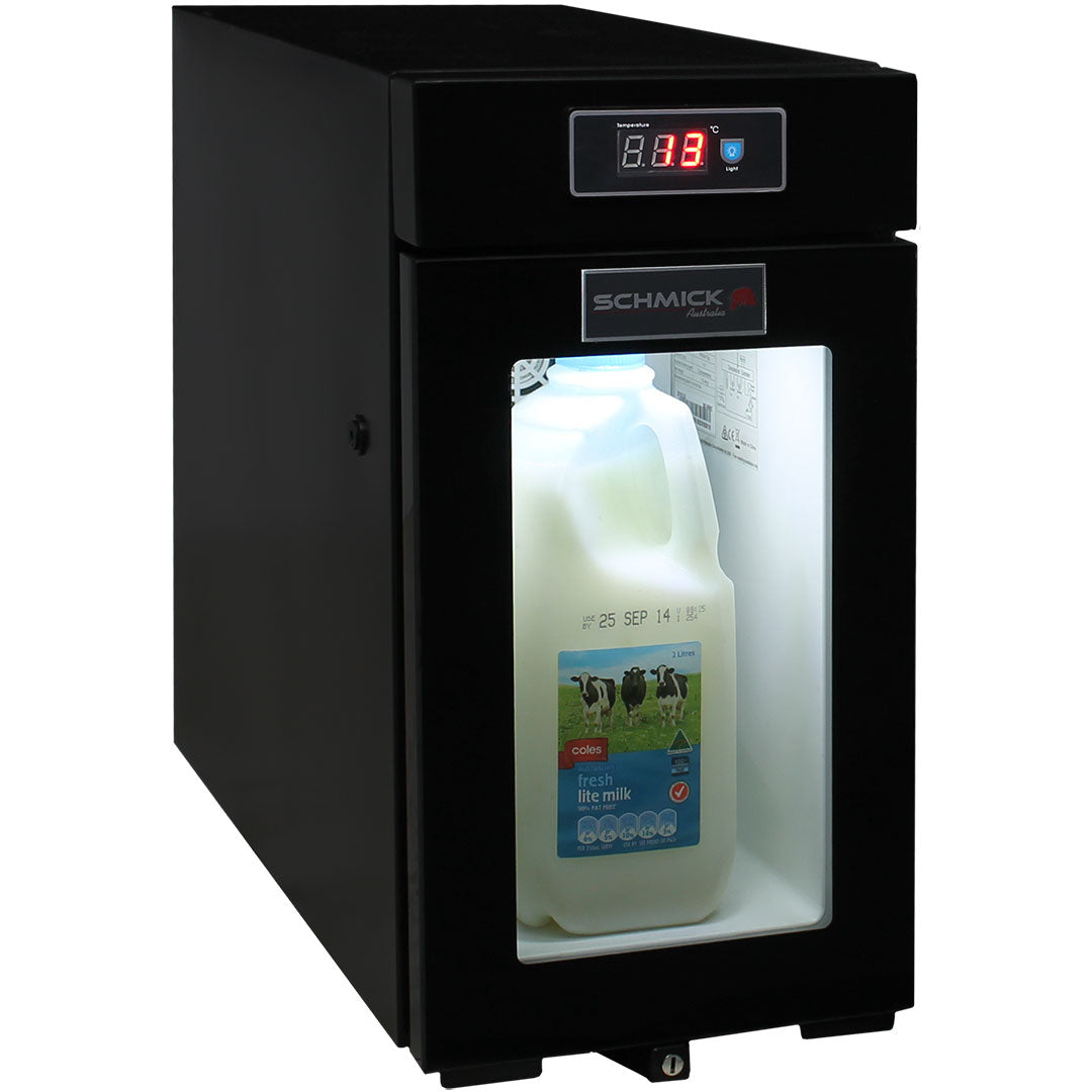 Schmick SK-BR9C - Mini Bar Fridge Made For Milk Storage Under 4°C - For Use With Coffee Machines 9Litre