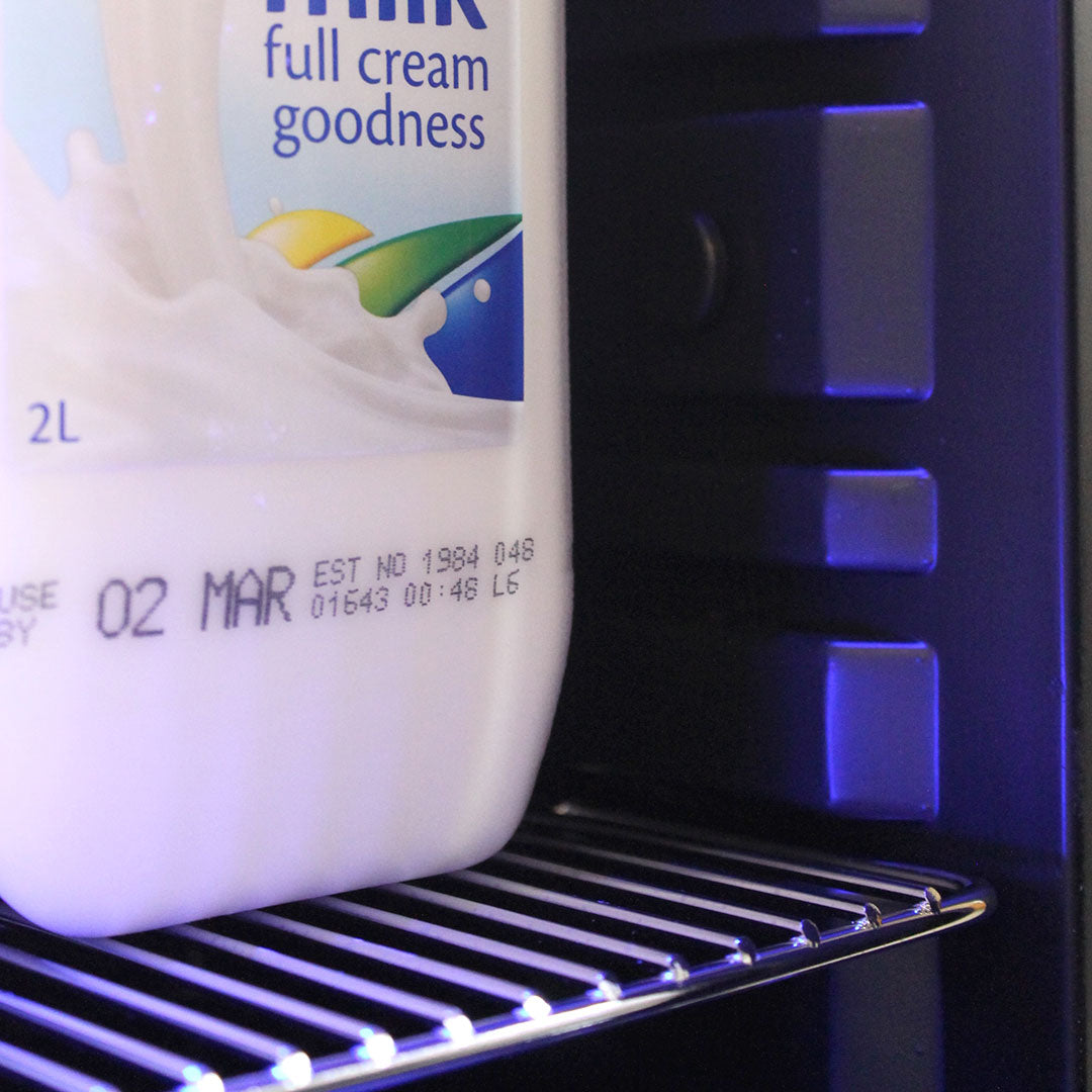 Schmick HUS-SC23C - Mini Bar Fridge Made For Milk Storage With Coffee Machines 23Litre
