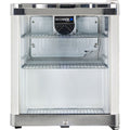 Schmick HUS-SC50W bar fridge - glass door detail