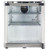 Schmick HUS-SC50W bar fridge - glass door detail