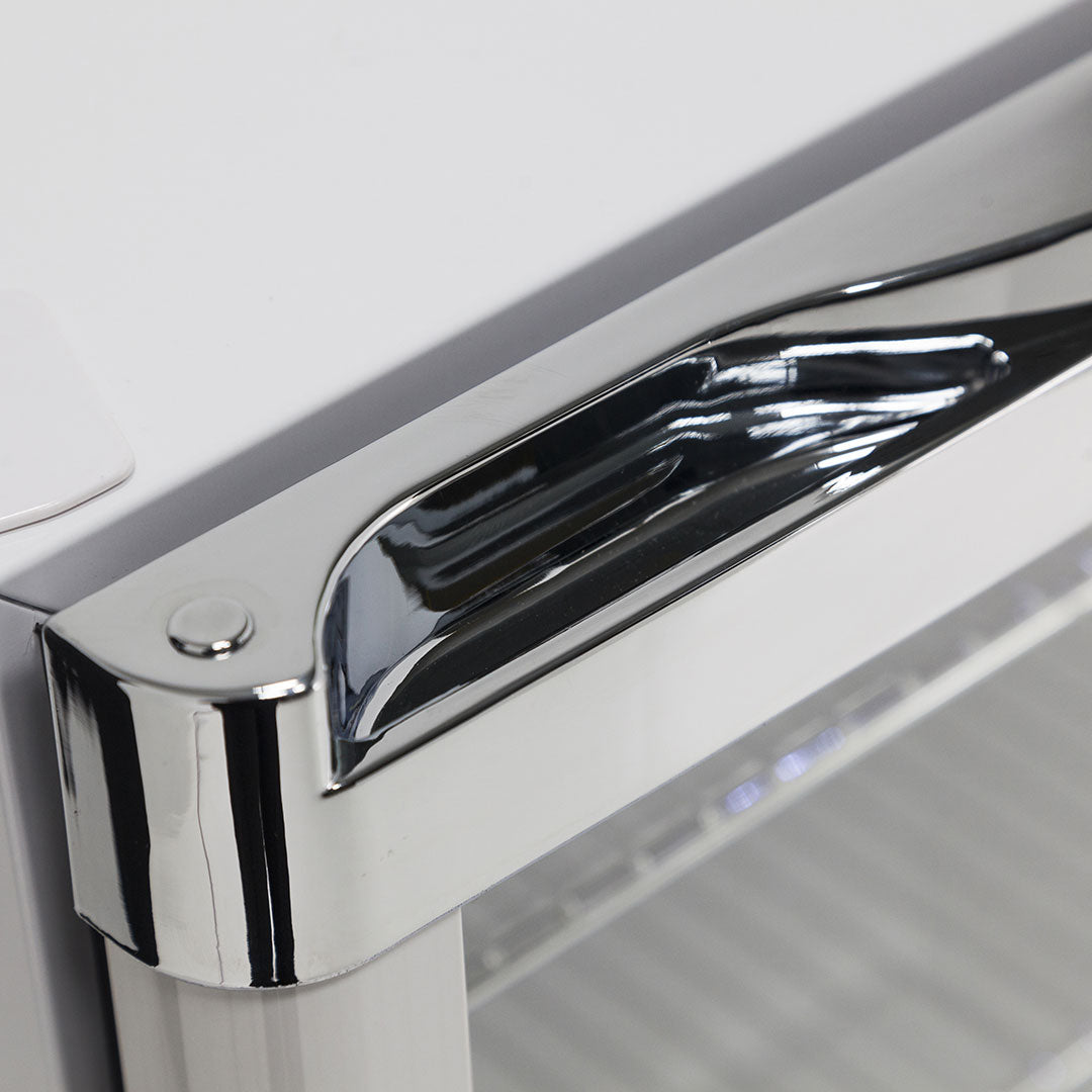 Schmick HUS-SC50W bar fridge - glass door detail