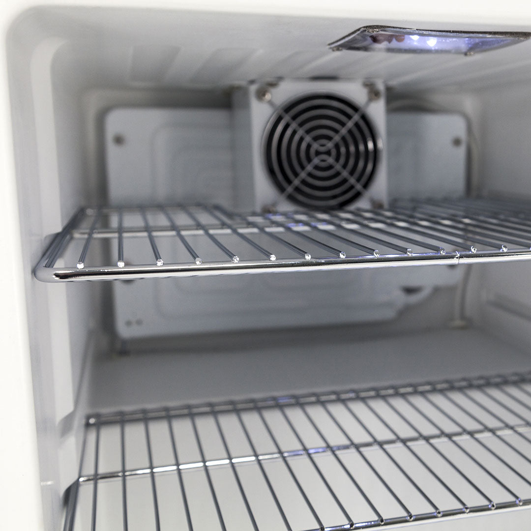 Schmick HUS-SC50W bar fridge - glass door detail