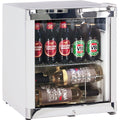 Schmick HUS-SC50WH bar fridge - glass door detail