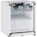 Schmick HUS-SC50WH bar fridge - glass door detail