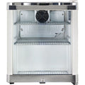 Schmick HUS-SC50WH bar fridge - glass door detail