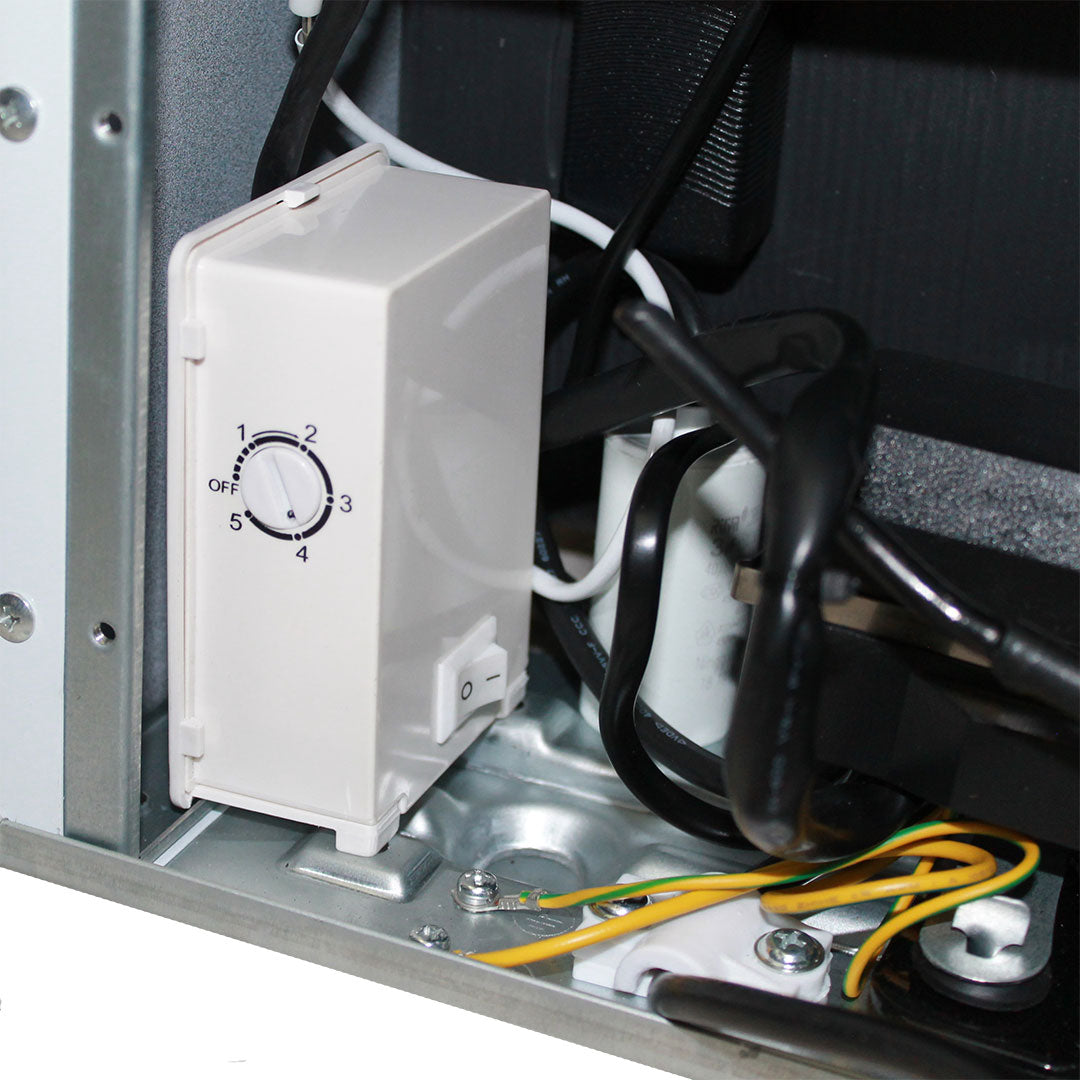 Schmick SD36 bar fridge - glass door detail