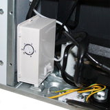 Schmick SD36 bar fridge - glass door detail