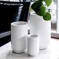 White / 100mm dia x 162mm h – 0.5kg – 1L