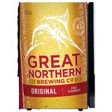 Great Northern Original Branded Glass Door Bar Fridge With Cool Frosted Door Logo - Model SC70-B-GNBC-ORIG