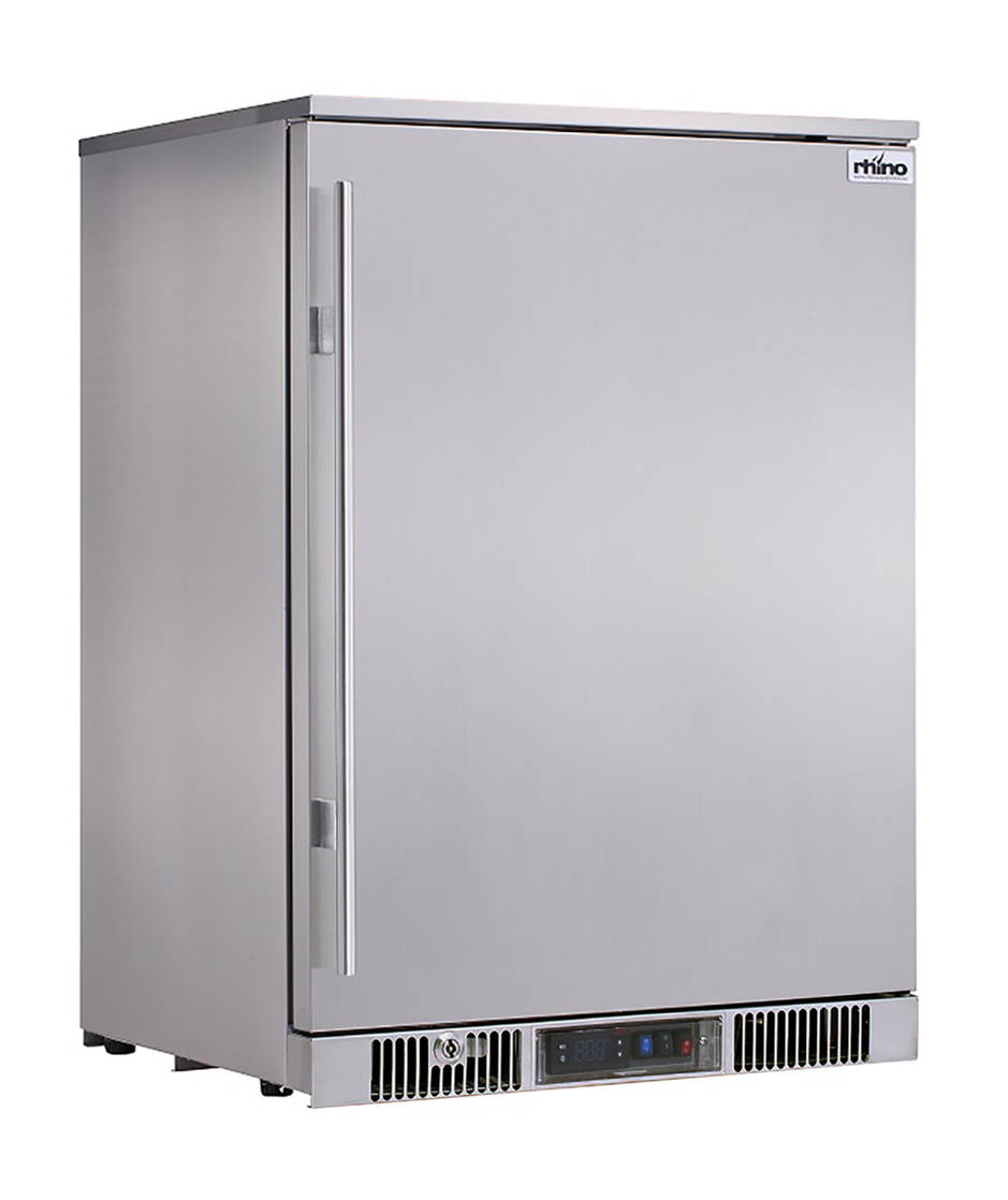 Rhino ENV1R-SD - 148 Litres - Outdoor 1-Door Bar Fridge - Marine Grade Stainless Steel