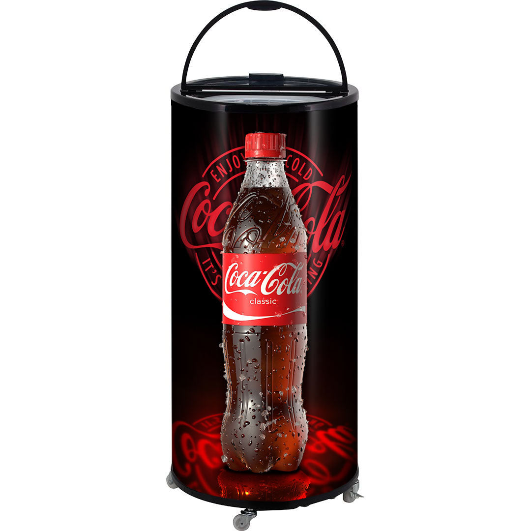 Coca-Cola PG65A-CCR bar fridge - mockup render