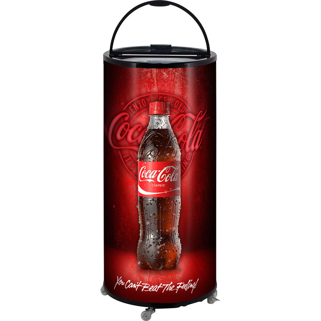 Coca-Cola PG65A-CCR bar fridge - mockup render