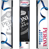 Peroni SS-P160-PERONI-V2 bar fridge - side view