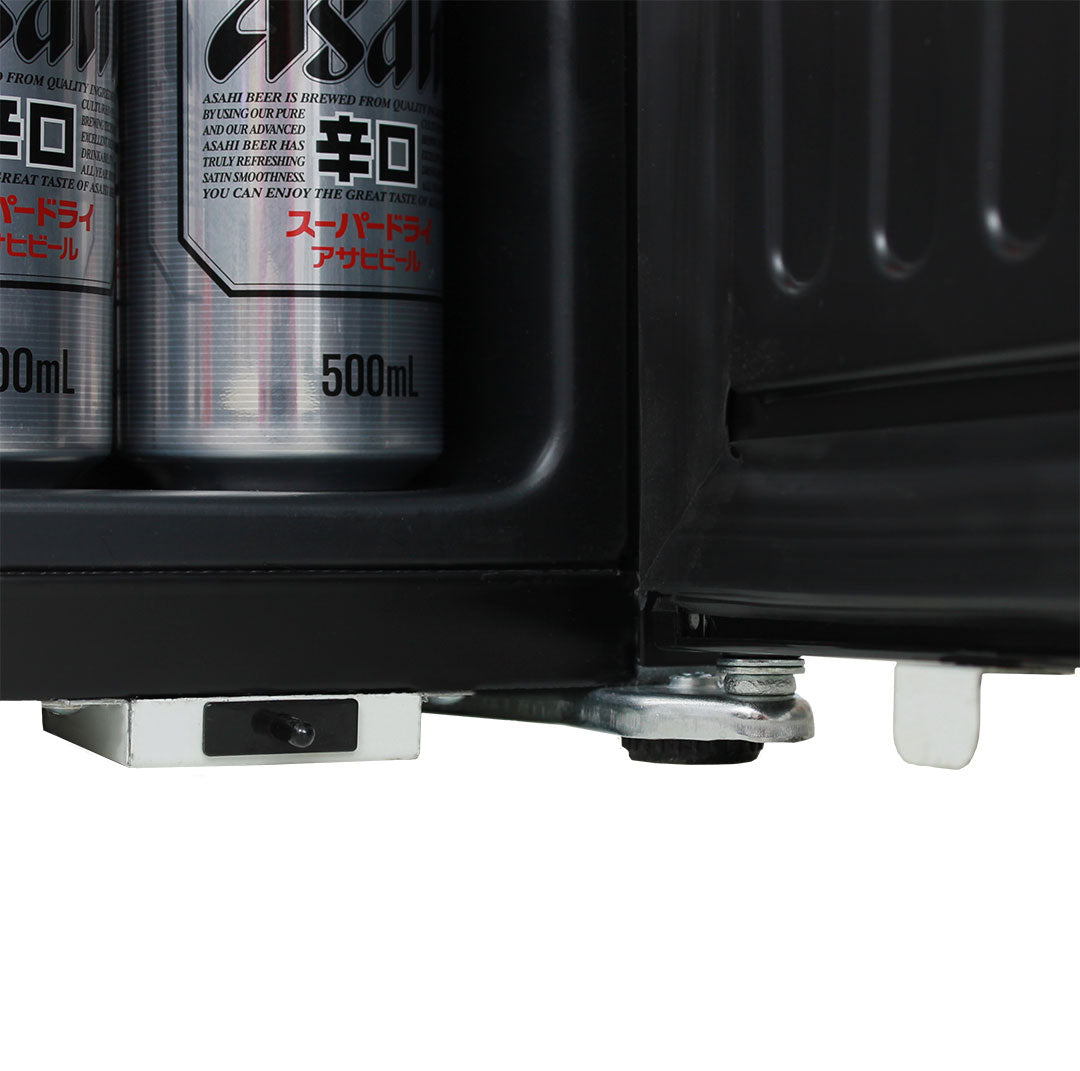 Cheers-Lads Design Retro Mini Bar Fridge 70 Litre Schmick Brand With Opener - Model HUS-BC70B-CH-LS