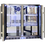Rhino GSP2H-SS bar fridge - detail view