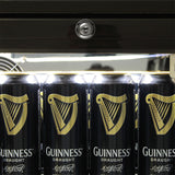 Rhino SG3H-B bar fridge - glass door detail