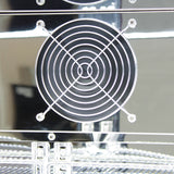 Rhino SG3H-B bar fridge - glass door detail