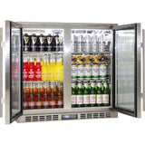 Rhino 208L Commercial 2 Door Bar Fridge – SG2 – SG2H-HD