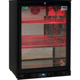 Rhino SG1R-NC bar fridge - glass door detail