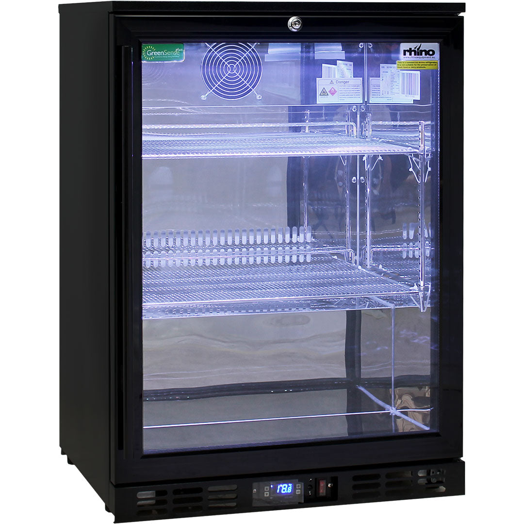 Rhino SG1R-NC – 129L Night Club Commercial Bar Fridge – Right Hinge - 12 Colour Options