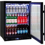 Rhino SG1R-NC bar fridge - glass door detail