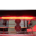 Rhino SG1L-NC bar fridge - glass door detail